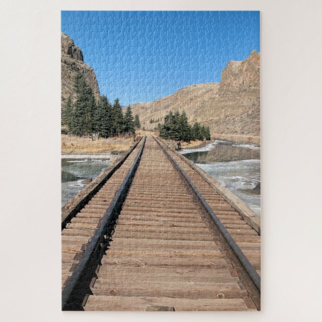 Puzzle Ferrocarril de Montaña - 20x30 - 1014 pcs (Vertical)