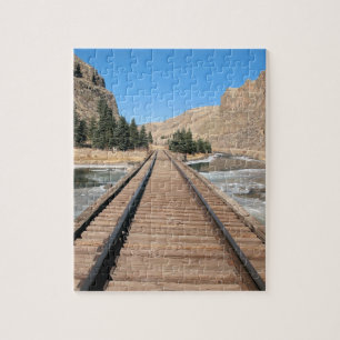 Puzzle Ferrocarril de Montaña - 8x10 - 110 pcs