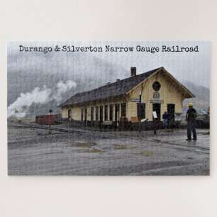 Puzzle Ferrocarril Durango y Silverton para el ancho de b