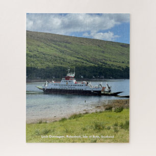 Puzzle Ferry CalFerry en Rubodach, Isla de Bute, Escocia