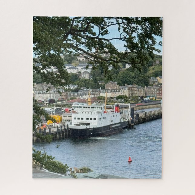 Puzzle Ferry Calmac en Rothesay, Isla de Bute, Escocia (Vertical)