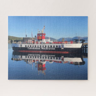Puzzle Ferry Loch Riddon, amarrado en Rothesay, Escocia