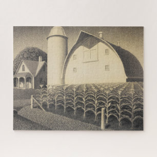 Puzzle Fertilidad, Iowa por Grant Wood