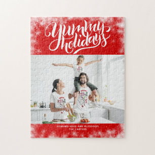 Puzzle Festas Deliciosas Letras Rojas y Blancas Foto Pers