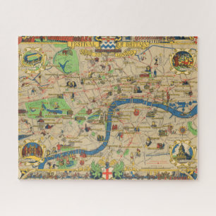 Puzzle Festival de Gran Bretaña: Guía del mapa de Londres