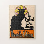 Puzzle Festival de Jazz resume las tradiciones musicales<br><div class="desc">Artista local hace posters abstractos de jazz.</div>