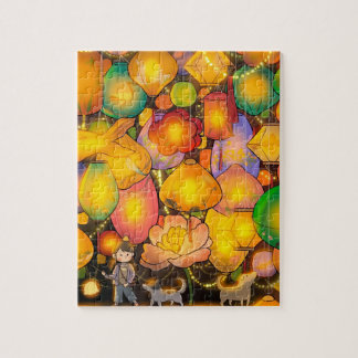 Puzzle Festival de mediados de otoño trae luces para juga