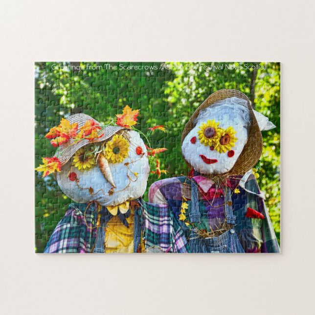 Puzzle Festival Scarecrow Mahon Bay Nueva Escocia. Rompec (Horizontal)