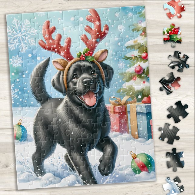Puzzle Festividad de Labrador recuperador de cachorros Na (Subido por el creador)