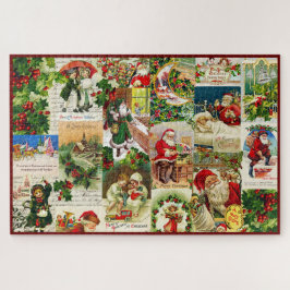 Puzzle Festividad de los Navidades victorianos Santa Coll