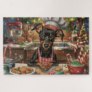 Puzzle Festividades en Pinscher en Alemania: Navidades fe