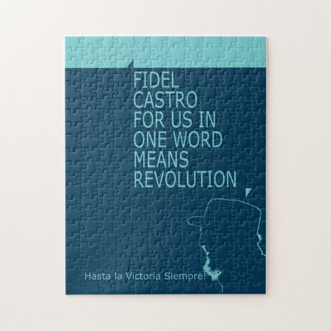 Puzzle Fidel Castro, Presidente, Revolución, Cuba, La Hab (Vertical)