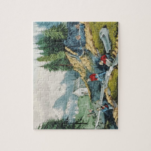 Puzzle Fiebre del oro de ABH California (Vertical)