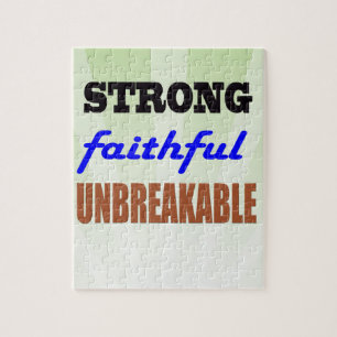 Puzzle Fiel fuerte inquebrantable