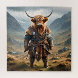 Puzzle Fierce Highland Warrior: La valiente vigilia de va