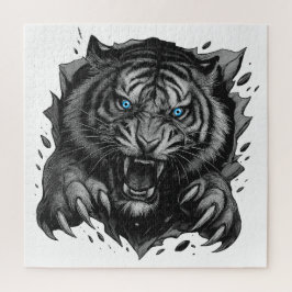 Puzzle Fierce Tiger Breakthrough: Negrita y salvaje
