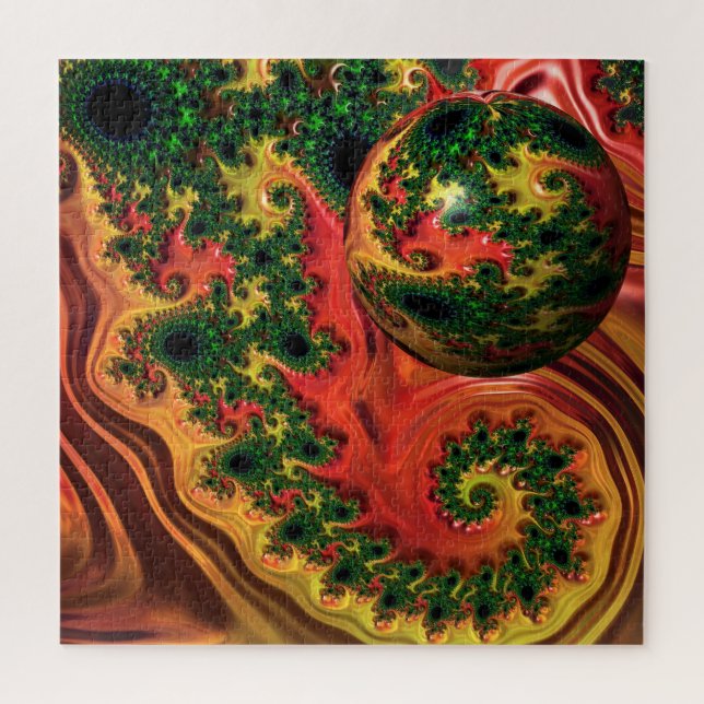 Puzzle Fiery Elegance - Un estudio en la complejidad (Vertical)