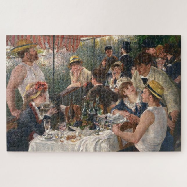 Puzzle Fiesta de Boating Luncheon - pintura de Renoir (Horizontal)