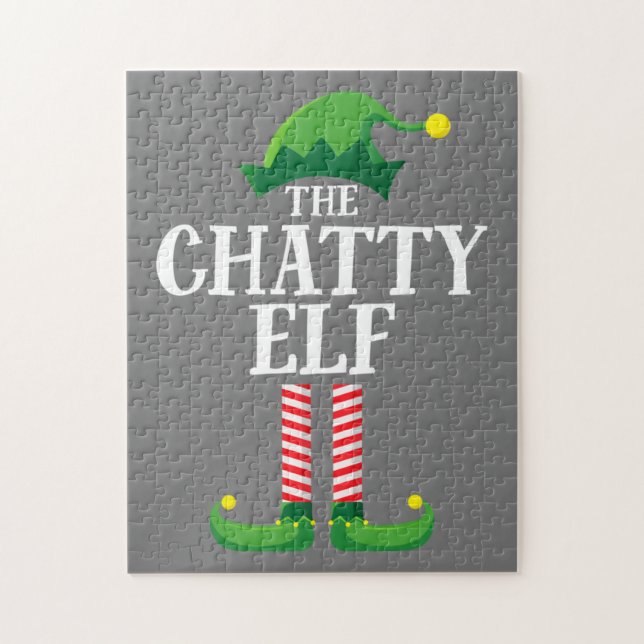Puzzle Fiesta de grupo familiar Chatty Elf Matching (Vertical)