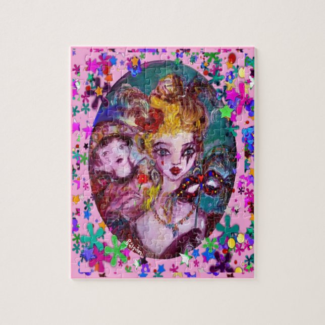 PUZZLE FIESTA DE MASQUERADE DE VALENTINE VENETIAN (Vertical)