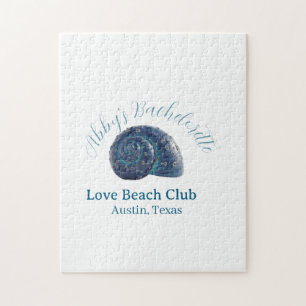 Puzzle fiesta de soltera club de playa nombre concha azul