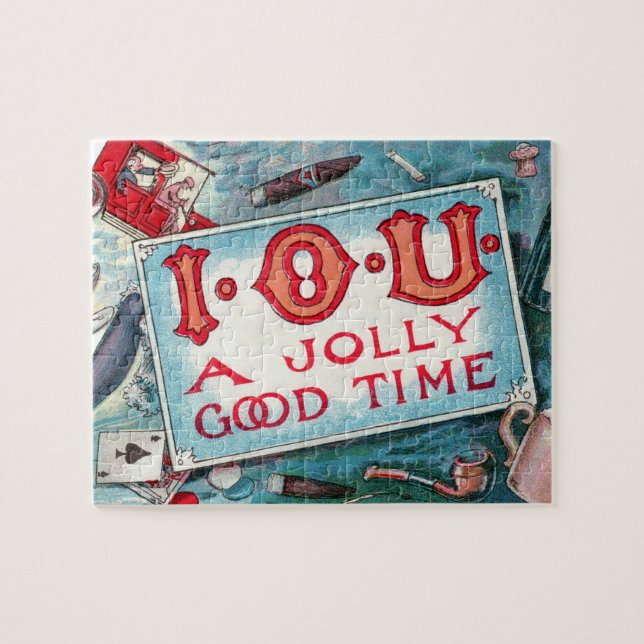 Puzzle Fiesta de Vicios Antiguos, Juegos de Azar Bebida F (Horizontal)