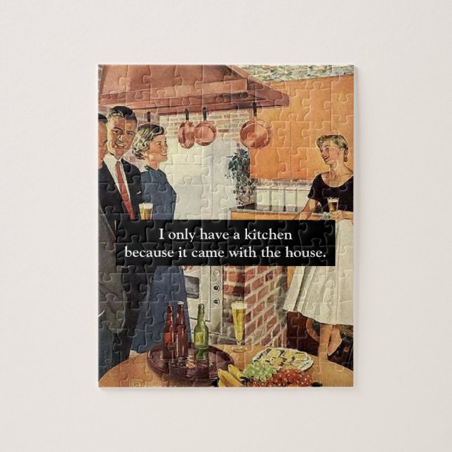 Puzzle Fiesta divertida de Despedida de Soltera / Calenta (Vertical)