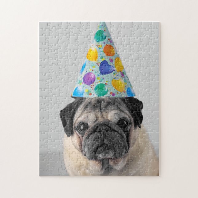 Puzzle Fiesta Pug (Vertical)