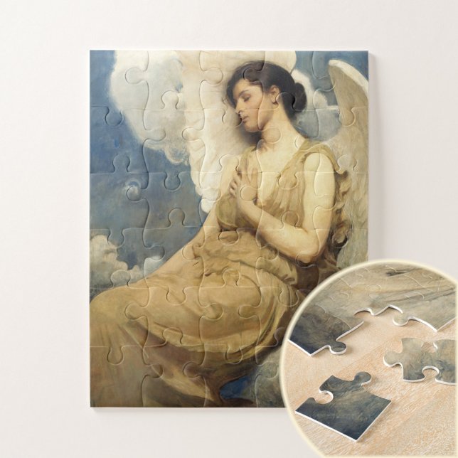 Puzzle Figura alada por Abbott Handerson Thayer Angel Art (Subido por el creador)
