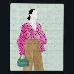 Puzzle Figura de la moda de pie - Punto Polka superior<br><div class="desc">Figura II de Melissa Wang. | 140542GG</div>