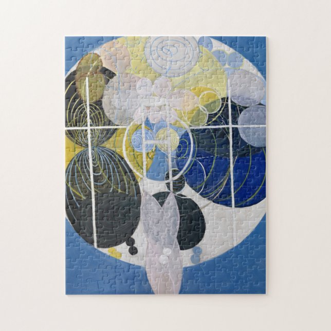 Puzzle Figura Nº 5 de Hilma af Klint (Vertical)
