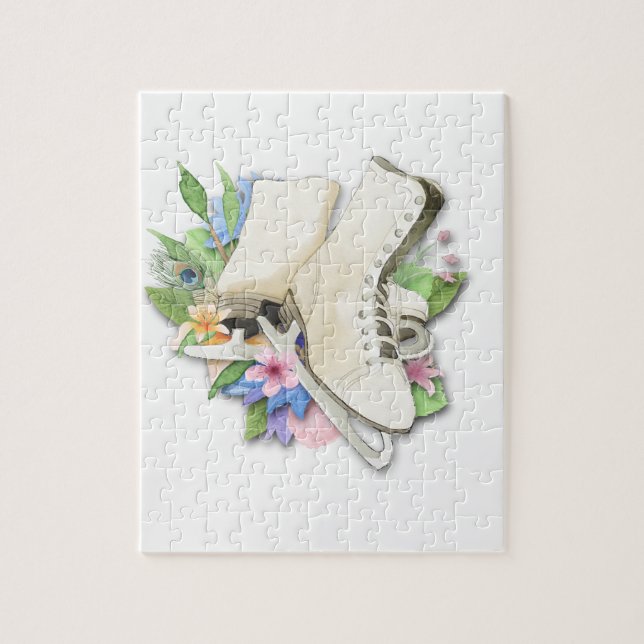 Puzzle Figura regalos de la acuarela del personalizado de (Vertical)