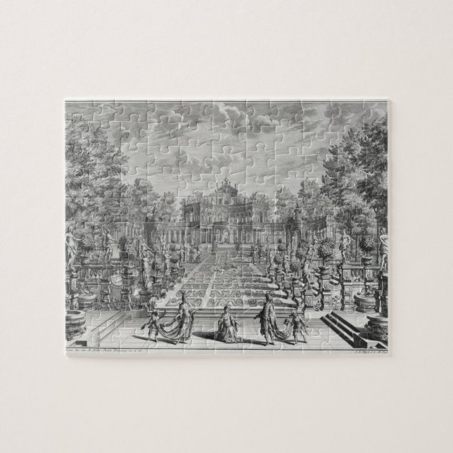Puzzle Fijando para una ópera en un jardín, de (Horizontal)