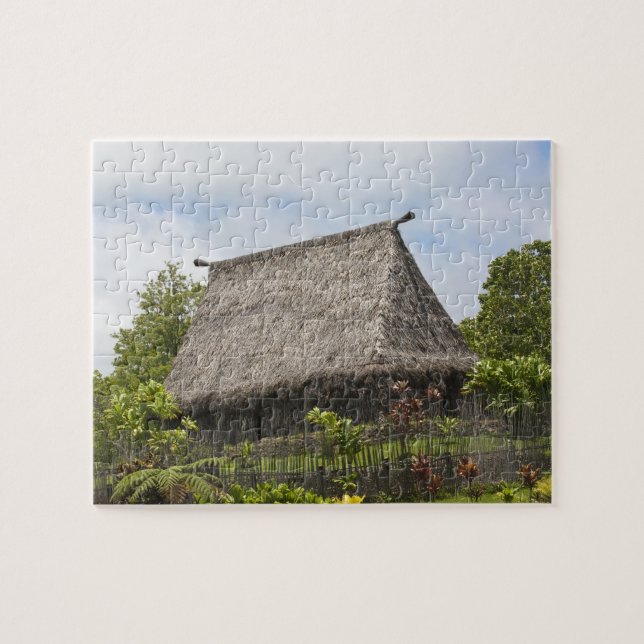 Puzzle Fiji, Isla Viti Levu. Centro Cultural Polinesio (Horizontal)