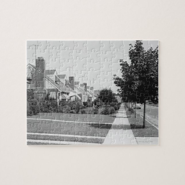 Puzzle Fila de casas (Horizontal)