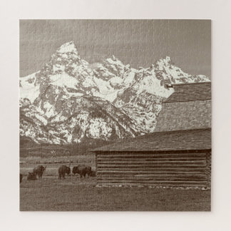 Puzzle Fila de los mormones - Gran tetones - 20x20 - 676