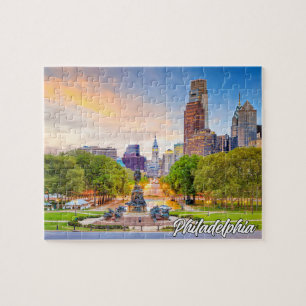 Puzzle Filadelfia histórica, Pennsylvania, Estados Unidos