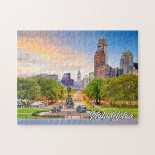 Puzzle Filadelfia histórica, Pennsylvania, Estados Unidos