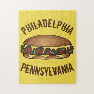 Puzzle Filadelfia PA Pennsylvania Filly Cheese Steak