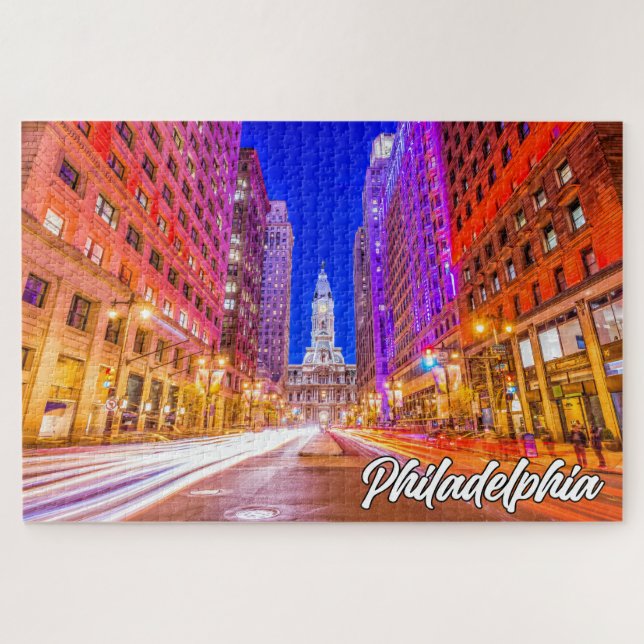 Puzzle Filadelfia, Pennsylvania (Estados Unidos) (Horizontal)