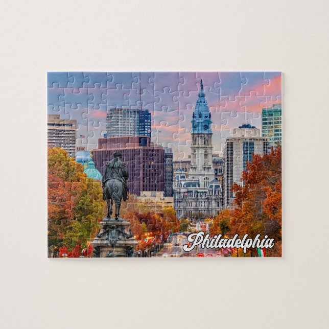 Puzzle Filadelfia, Pennsylvania (Estados Unidos) (Horizontal)