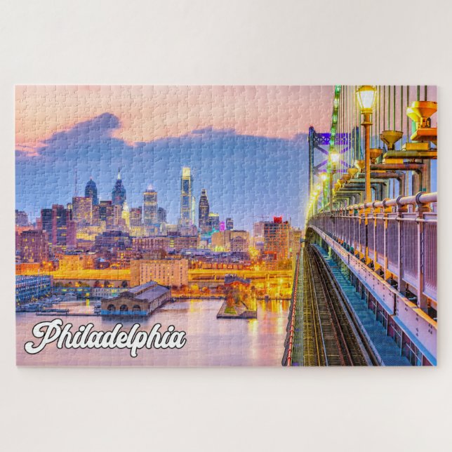 Puzzle Filadelfia, Pennsylvania, Estados Unidos (Horizontal)