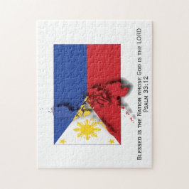 Puzzle FILIPINAS| Nación bendecida| BANDERA FILIPINO