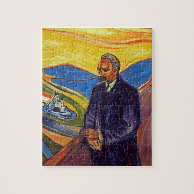 Puzzle Filósofo Friedrich Nietzsche (por Edvard Munch) (Vertical)