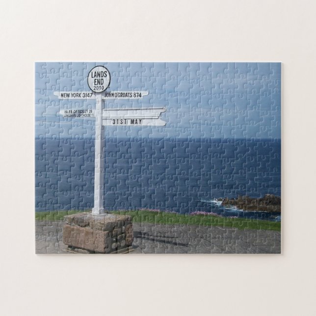 Puzzle fin de la tierra cornwall (Horizontal)