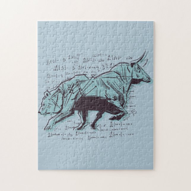 Puzzle Financiación de Análisis de Mercados de Valores (Vertical)