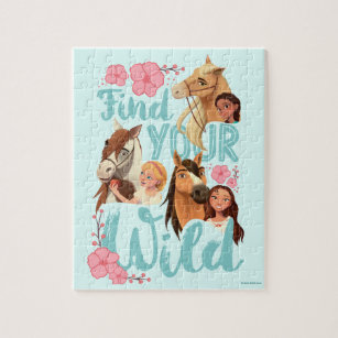Puzzle "Find Your Wild" Friends Floral Graphic