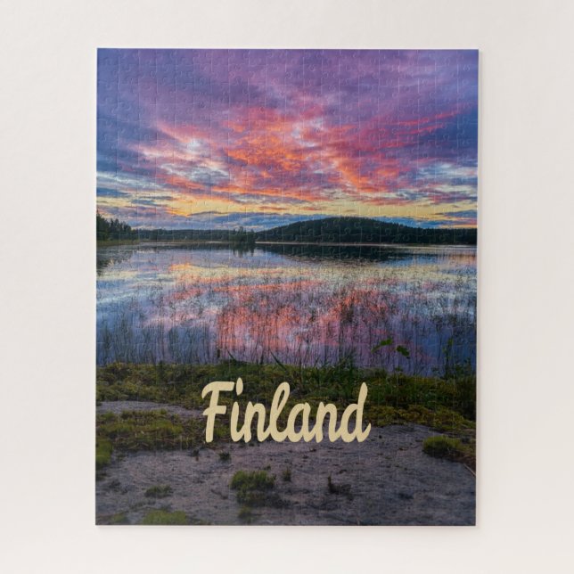 Puzzle Finlandia Helsinki Europa septentrional (Vertical)