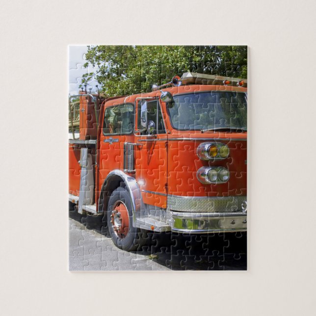 Puzzle Firetruck viejo (Vertical)