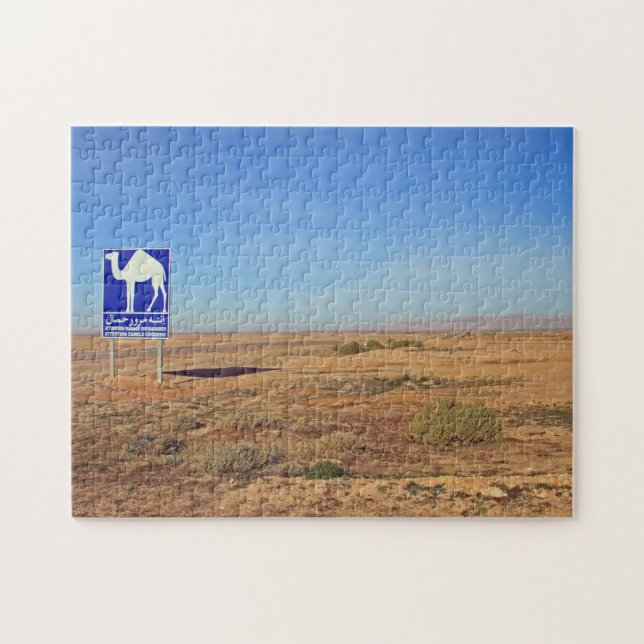 Puzzle Firma de camellos, Túnez 252-pc (Horizontal)
